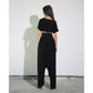 Black Modal Jersey Pant with Stretchable Band