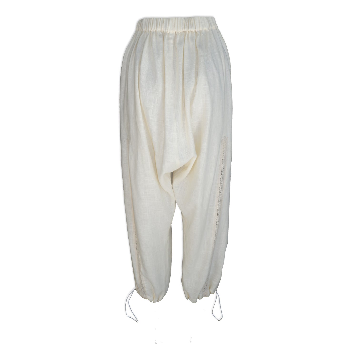 Buttercream Linen Pants with Toggle