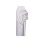 White Crochet Ruffle Skirt