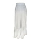 White Tulle Sheer Beach Cover Up