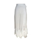 White Tulle Sheer Beach Cover Up