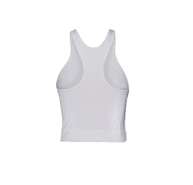 White Modal Jersey Racer Back Tank Top