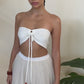 White Modal Jersey Tube Top