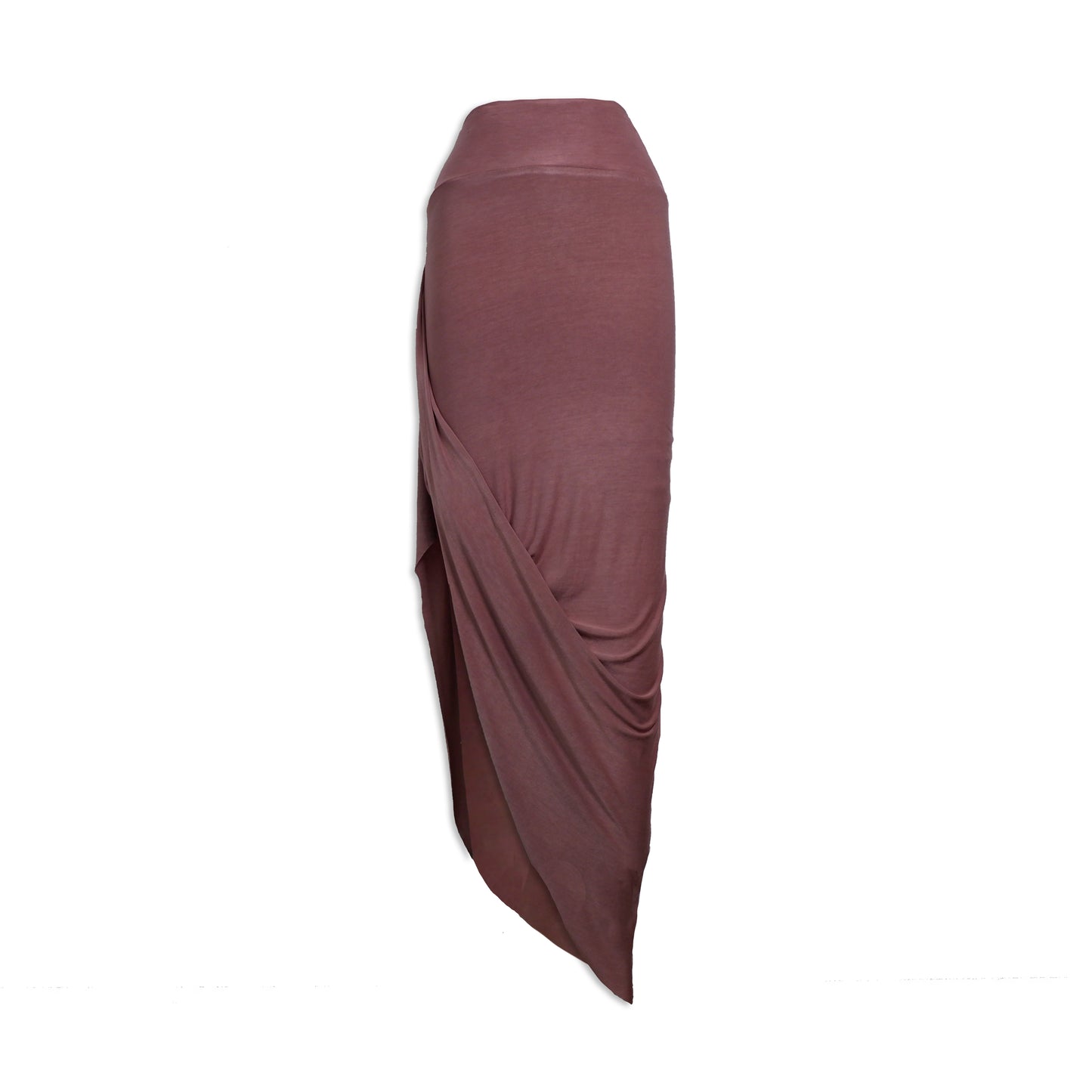 Cocoa Modal Soft Jersey Draped Skirt