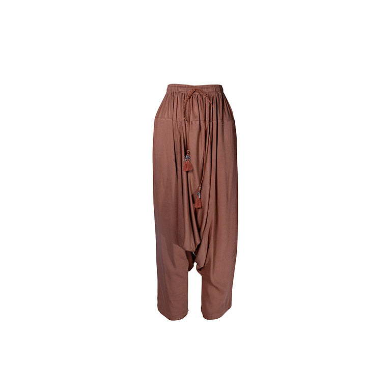 Terracotta Modal Feel Drop Crotch Pant